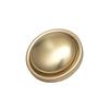 Versatile Matte Gold Mushroom Metal Button for Coat Decoration