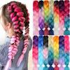 24 Inches Jumbo Braiding Hair Synthetic Crochet Hair Extension Omber Long Hair Braids For Women