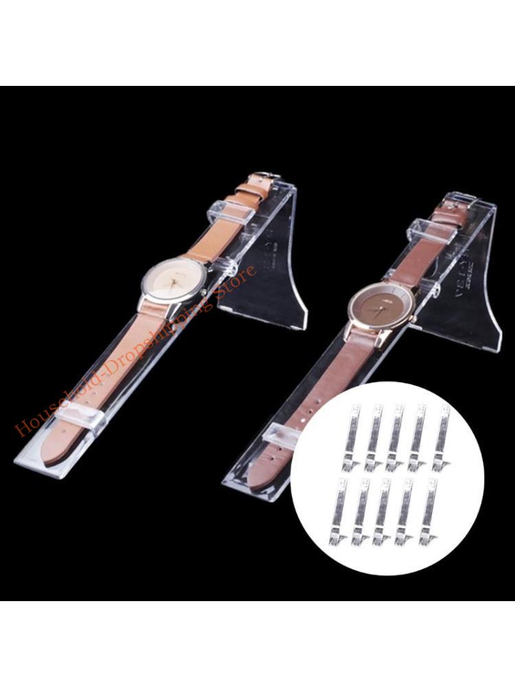 85AD 10Pcs L Stand for Watch and Bracelet Presentation Jewelry Organizers