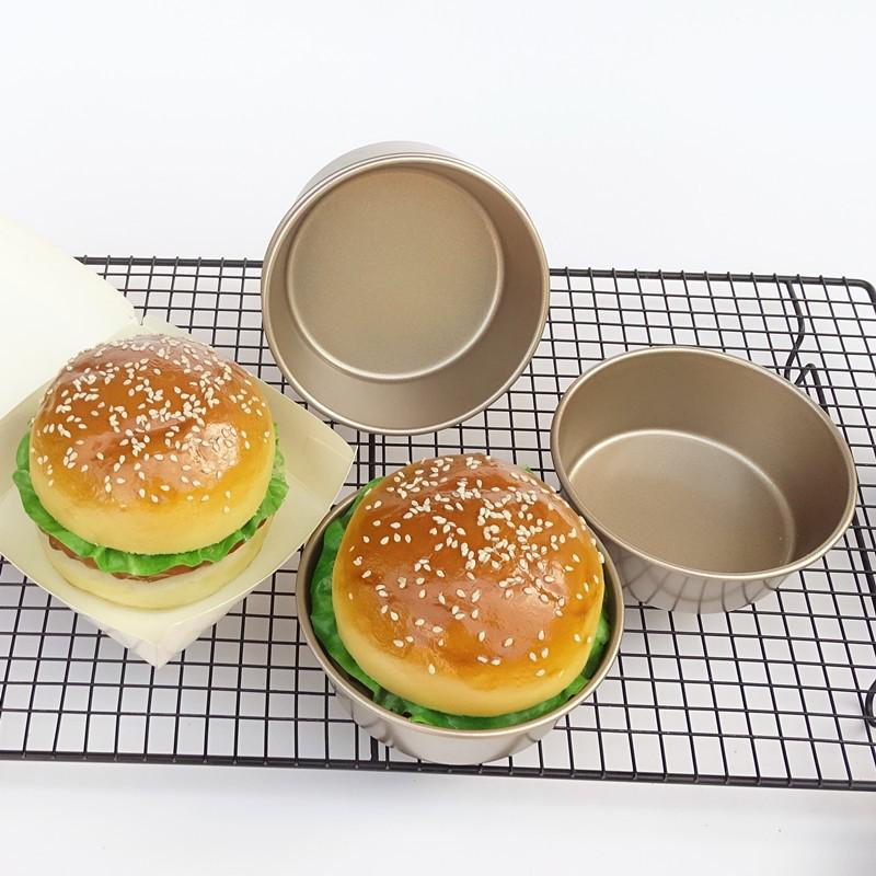 

Мини-форма для выпечки гамбургеров и хот-догов, 4 дюйма 4-inch Gold