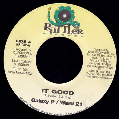 7inch Record GALAXY P / WARD 21 - It Good RR002 Rattler Records 2002 US Reggae, Ska & Dub Used