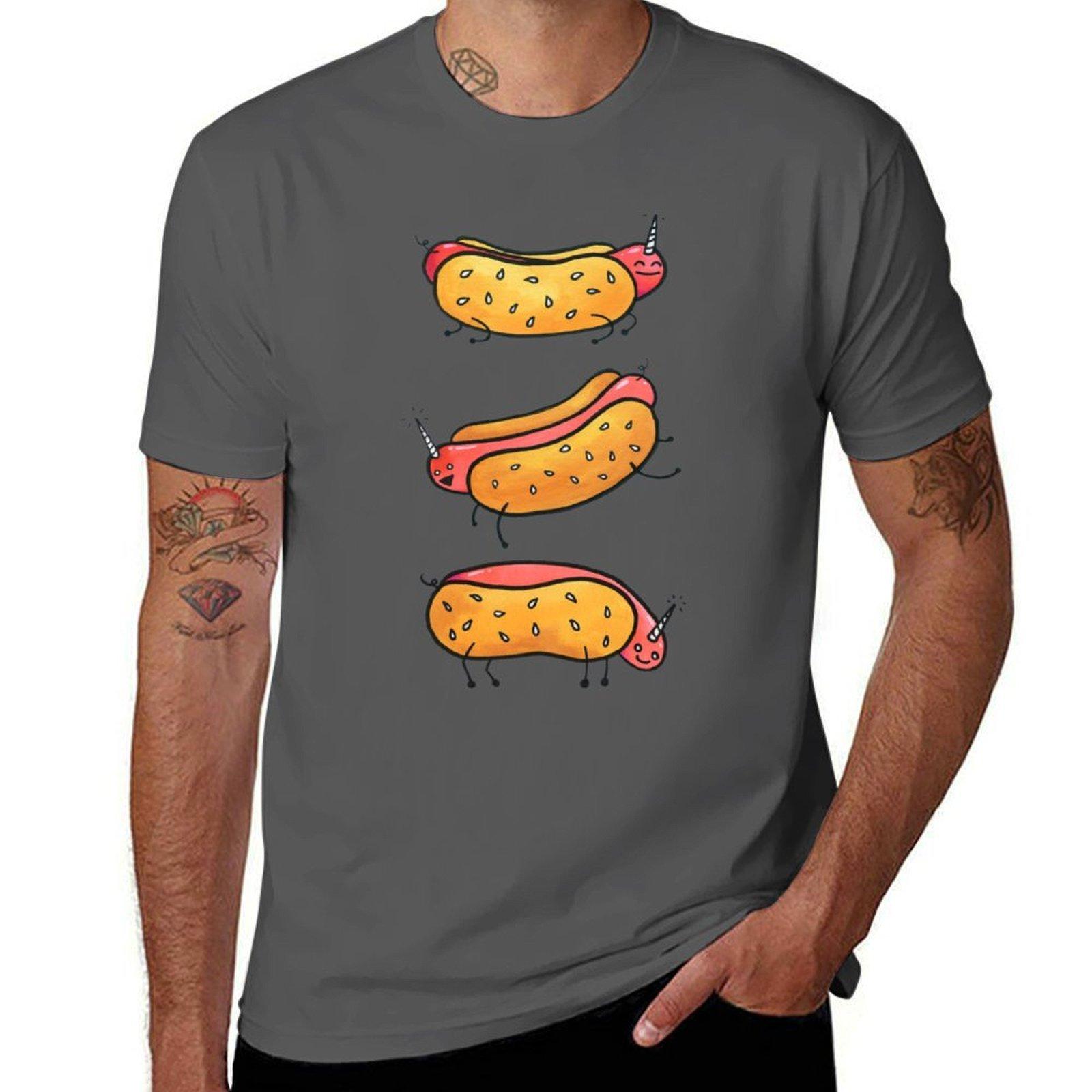 

Corn Dogs T-Shirt t shirts for man cotton black cotton t-shirt plain for man package T-Shirt 4XL