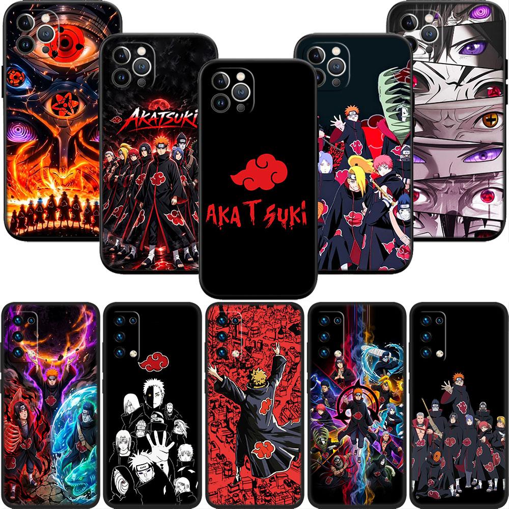 LO10 Anime Naruto Akatsuki Soft Shell Phone Case for Xiaomi Poco C40 C50 C51 C55 C65 C71 C75 F3 F5 F6 F7 M2 M3 Pro Ultra