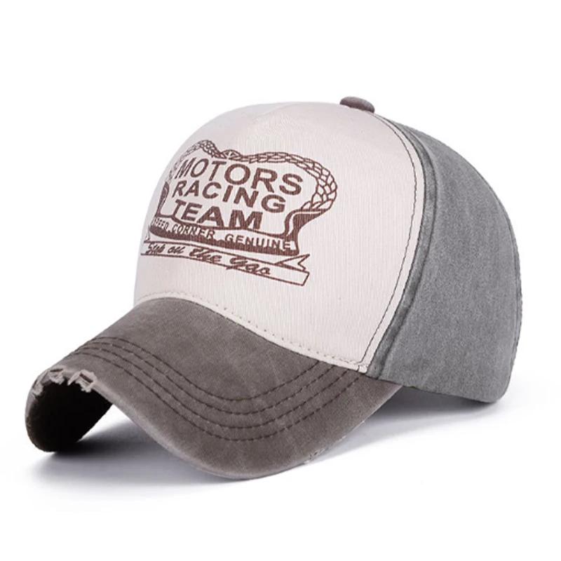 Fashion Letter Snapback Cotton Baseball Cap Men Women Hip Hop Fitted Fishing Cap Outdoor Autumn Summer Casual Hat