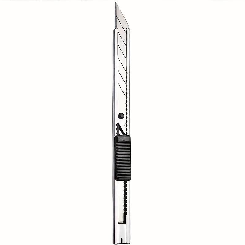 Coltello da Taglio Bloccabile in Acciaio Inossidabile Piccolo Portatile Forniture per Ufficio Metallo Taglierino