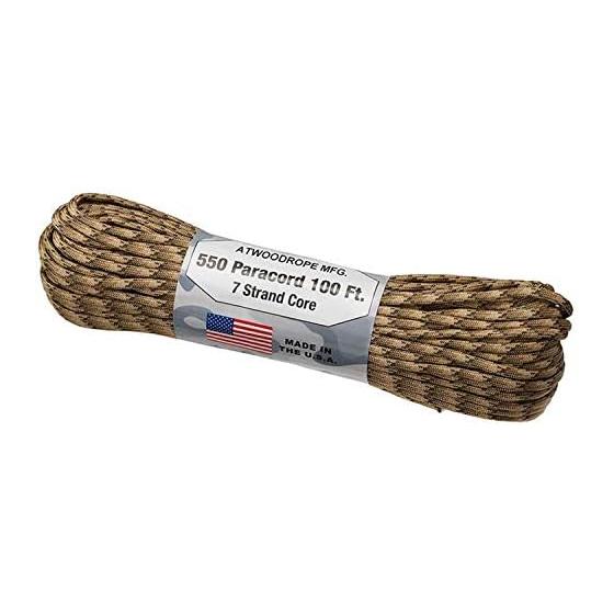 Atwood Rope Outdoor Camping All-Purpose Rope Paracord Thickness 4mm [Japanese Genuine Product]