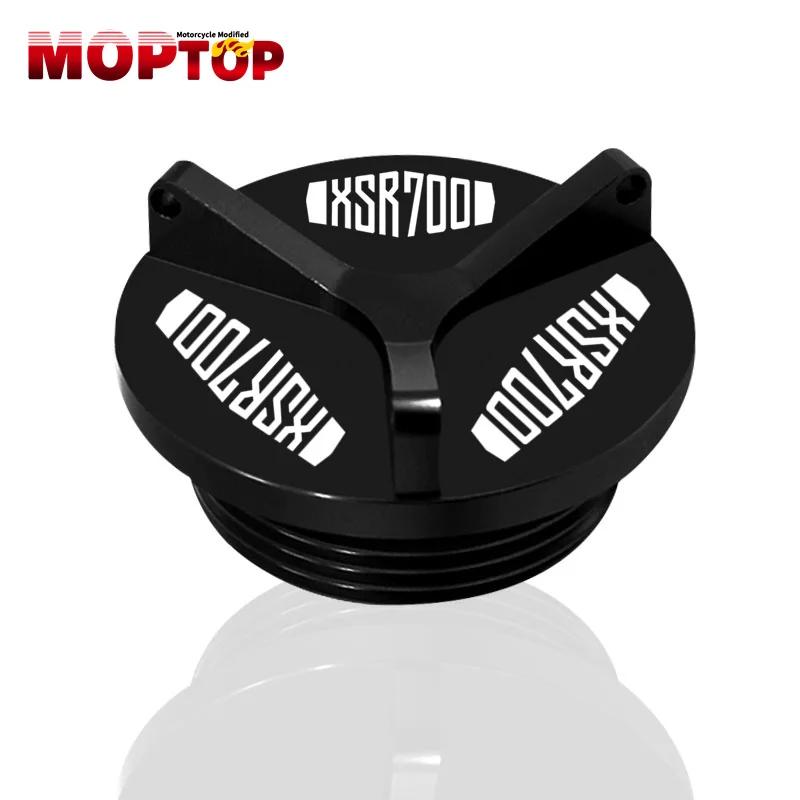 For XSR 700 Xsr700 2016-2025 2025 2025 M27*3.0 2025 XSR700 CNC Auminum Motorcycle Oil Filler Cap Engine Plug Cover Screw Oil Cap