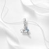 Ahthen copper Bead Charms Flower Fairy Dangle Charm fit Snake Chain Bracelets Necklaces for Women Jewellery Making