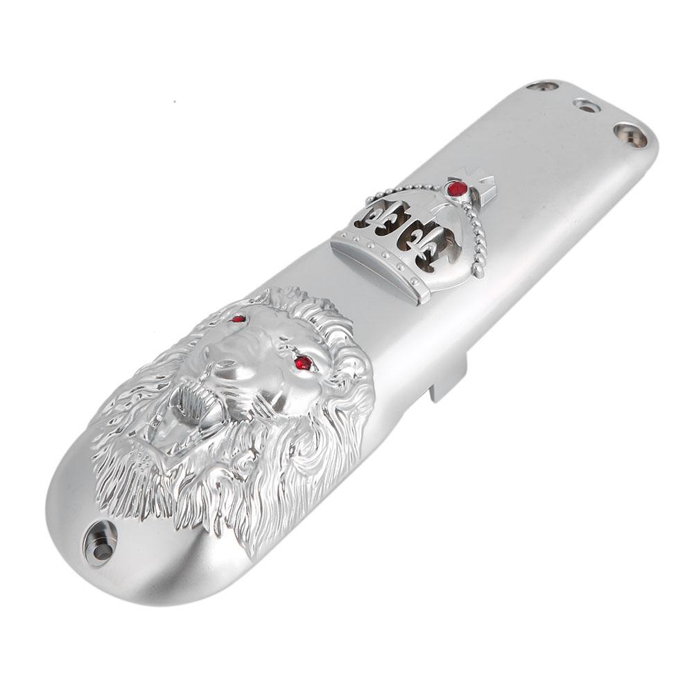 Capa Frontal para Máquina de Cortar Cabelo Profissional Cortador de Cabelo Elétrico Aparador Carcaça Protetora para Cabeça Animal WAHL Prata