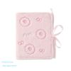 Kawaii Fluffy A5 Binder Pocard Holder Cute Fish Cake Embroidery Po Cards Storage Book Stationary