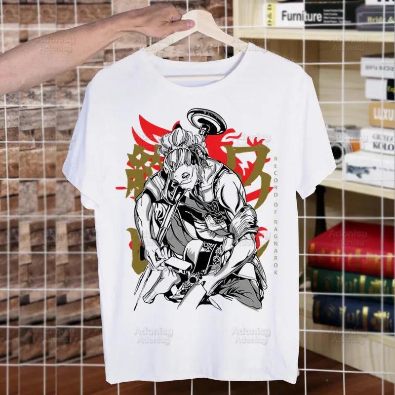 Record Of Ragnarok Buddha Manga Funny T Shirt Men New Casual Short Sleeve Tshirt Homme Manga Unisex T-shirt Tees