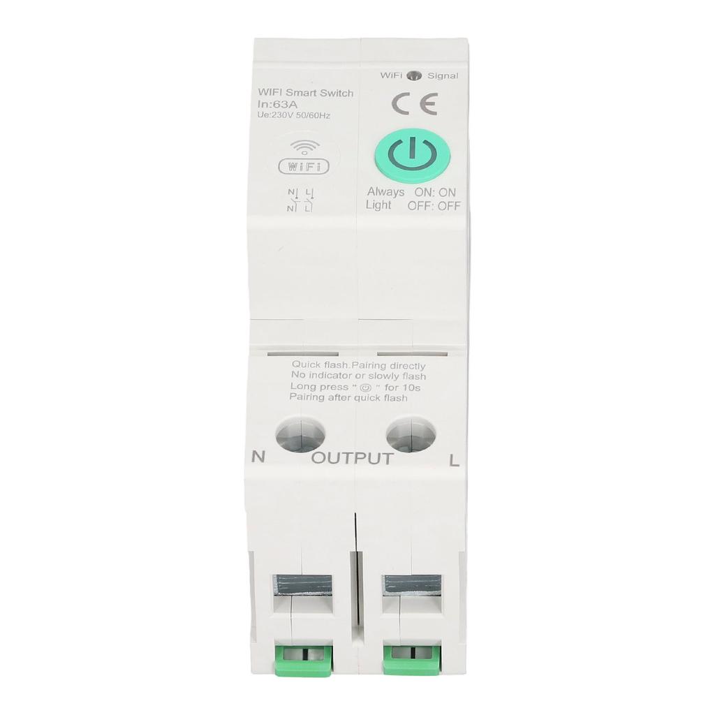 Smart Metering Leckageschalter Fernbedienung Sensibel 63A 2P Elektrische Überwachung Schutzschalter AC230V