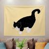 Cute Cat Cartoon Decorative Tapestry Home Wall Living Room Office Decorative Tapestry