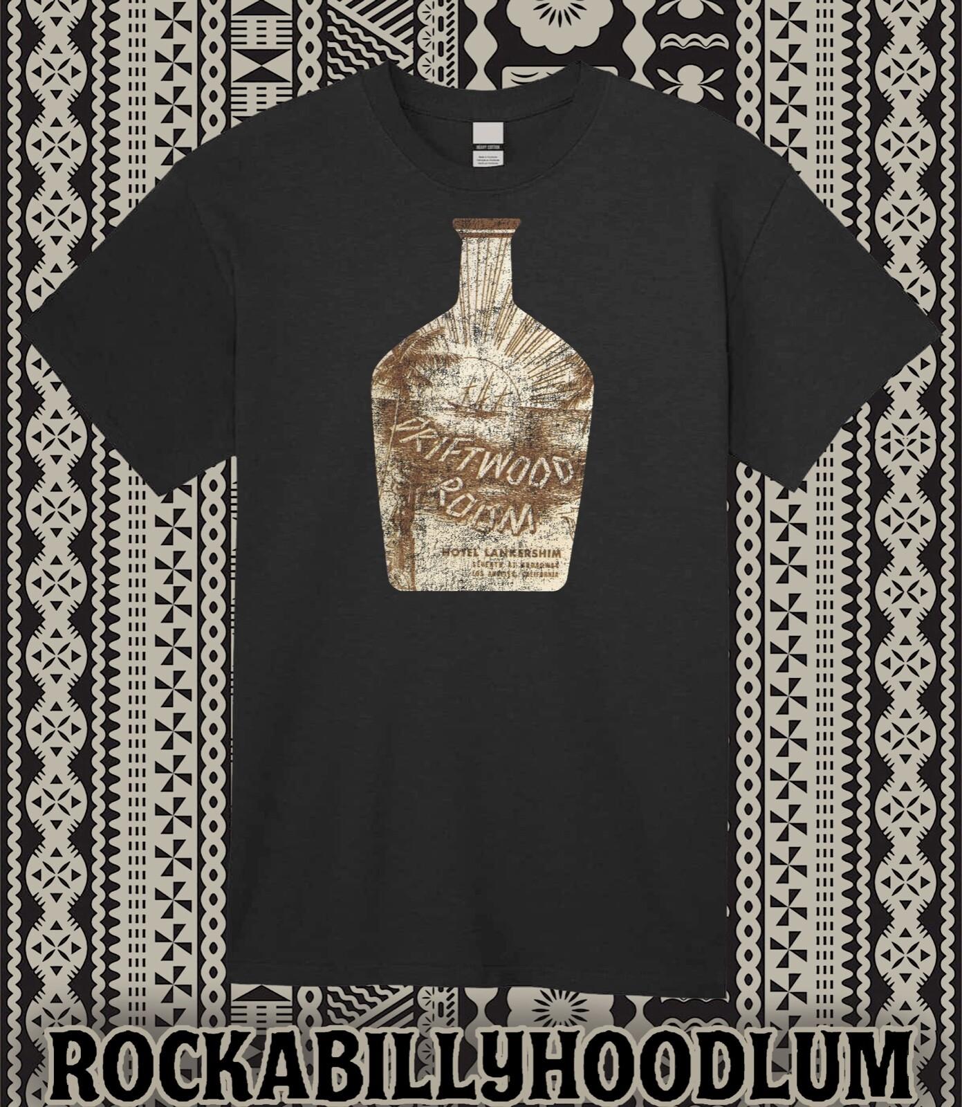 Retro Tiki Art Tee T Shirt Bar Mug Restaurant Driftwood Room Los Angeles CA L