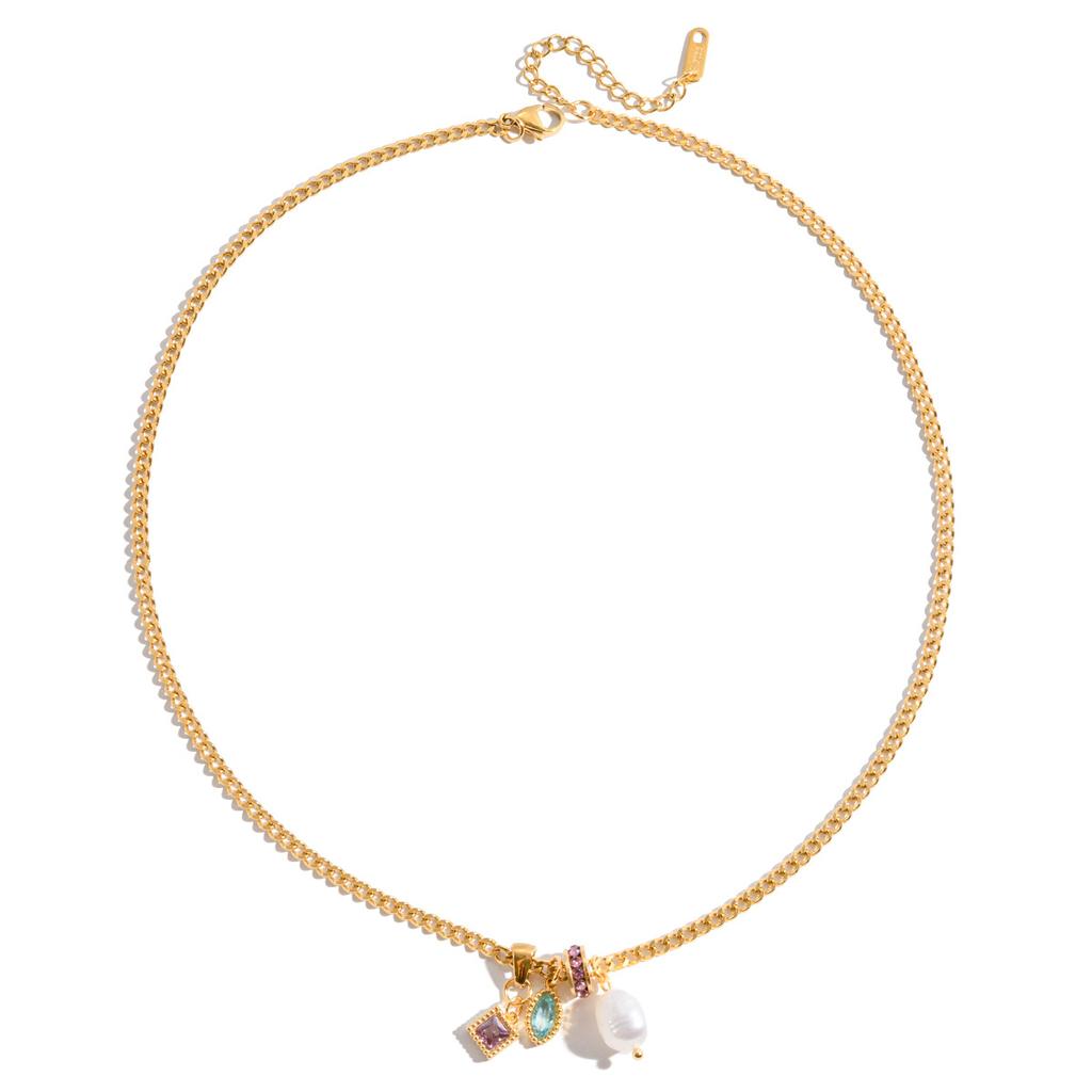 Light Luxury Niche Premium Diamond Ring Necklace Accessories Jewelry