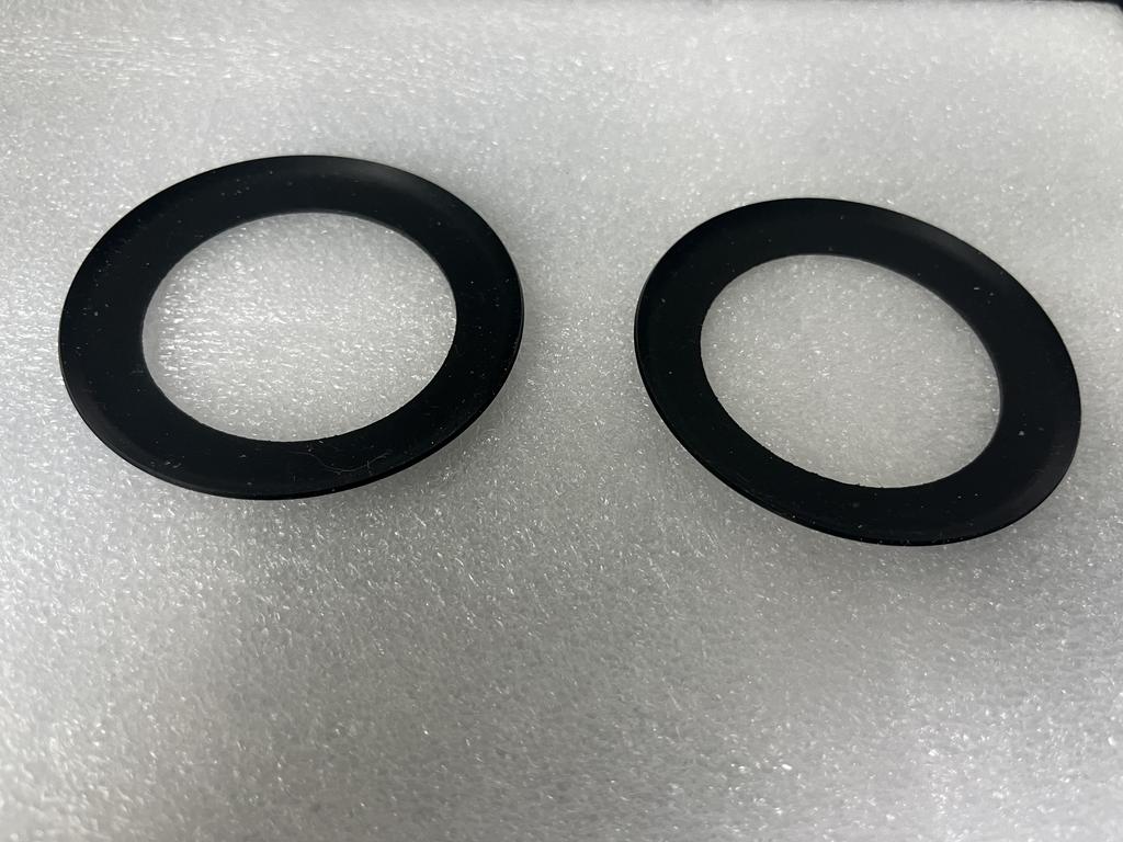 2PCS Black Wear-resistant Piston Ring for Oilfree Air Compressor Spare Parts