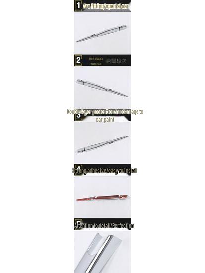 14-17 Qijun Rear Wiper Cover Trim: Decorative Exterior Car Accessory