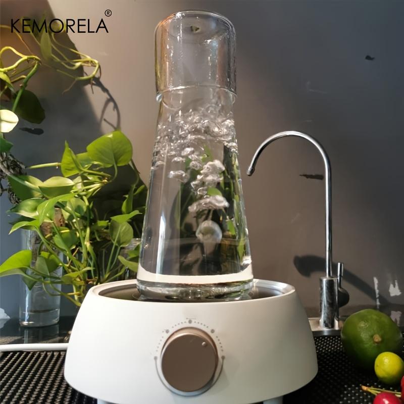 1/2PCS 30oz Clear Bedside Water Carafe Set with Tumbler Glass High Borosilicate Glass Hot Cold Water Pitcher for Juice Tea Coke