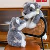 Simulation Schnauzer Dog Doll Cute Doll Puppy Plush Toy Sleeping Pillow Girl Children Gift