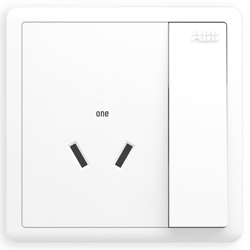 ABB Yuanzhi Series White 86-Type Wall Switches & Sockets