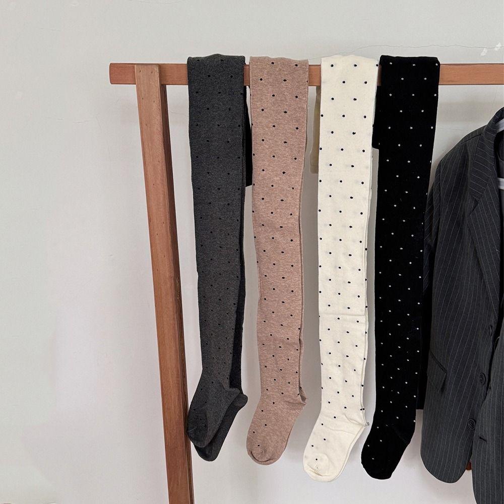 Fashionable Lady's Knitted Stockings Speckled Women's Leggings Winter Thermal Tights Winter Season