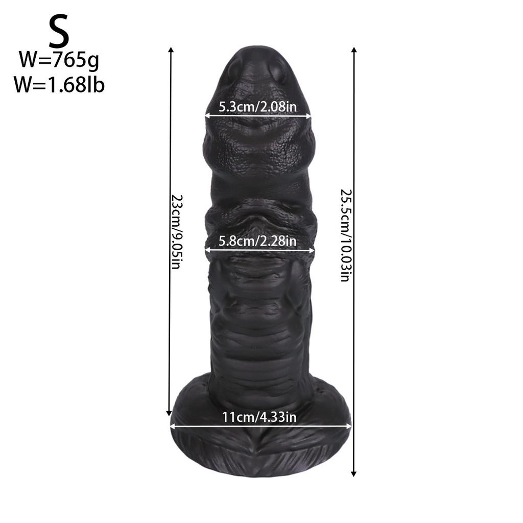 Anal Plug Set - Extra Long & Thick Butt Plug for Advanced Users, Stimulator with Realistic Texture, Adult Sex Toy