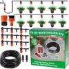 Garden Drip Irrigation Kit Water Curtain Sprinkler Hose 10M