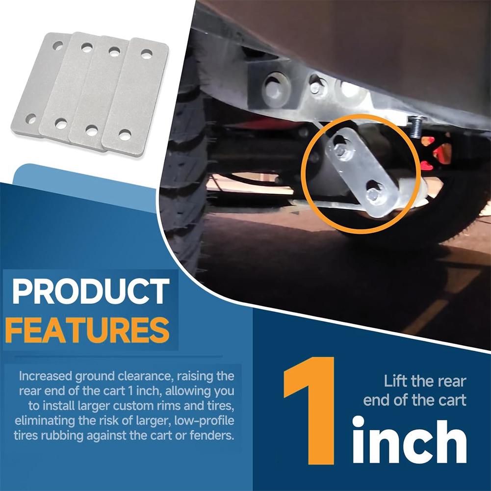 Golf Cart Modification As Pictured 1-Inch Lift Kit Installation Without Modifications Aluminum Construction Golf Cart Upgrade