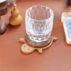 Cute Turtle Insulation Mat Turtle Shaped Wood Vintage Tea Coaster Magnetic Creative Wooden Insulation Pad Tableware Protection