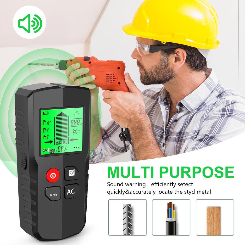 5-in-1 Wall Scanner & Stud Finder Metal Detector