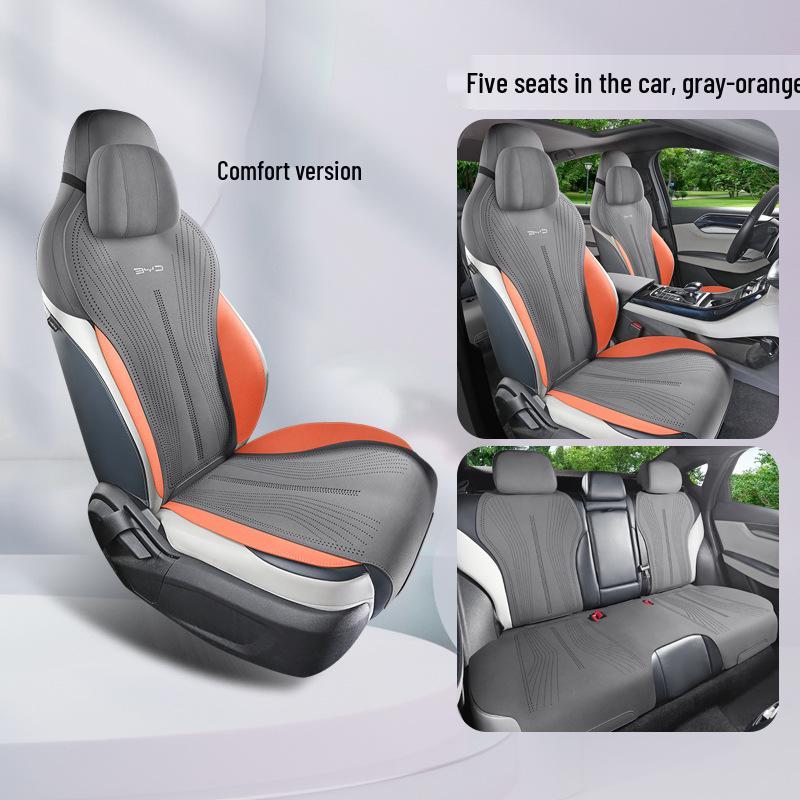 Four-Season Semi-Wrapped Car Seat Cushion for BYD Qin PLUS