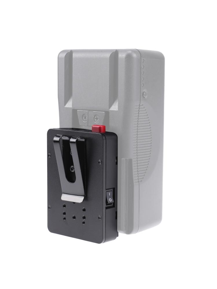 Pocket Sized  for  V-Lock V-Mount Battery Power Supply Plate Adapter with -tap Clamp for  -F Series Battery