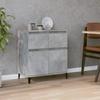 Vidaxl Chest of Drawers, Concrete Grey, 60X35X70 Cm, Wood-Based Material