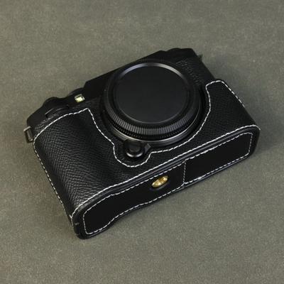 Funda Media para Cámara X-M5 Cubierta Protectora de Medio Cuerpo de Cuero Sintético Protección contra Arañazos y Polvo Cubierta de Cámara para Fujifilm X-M5