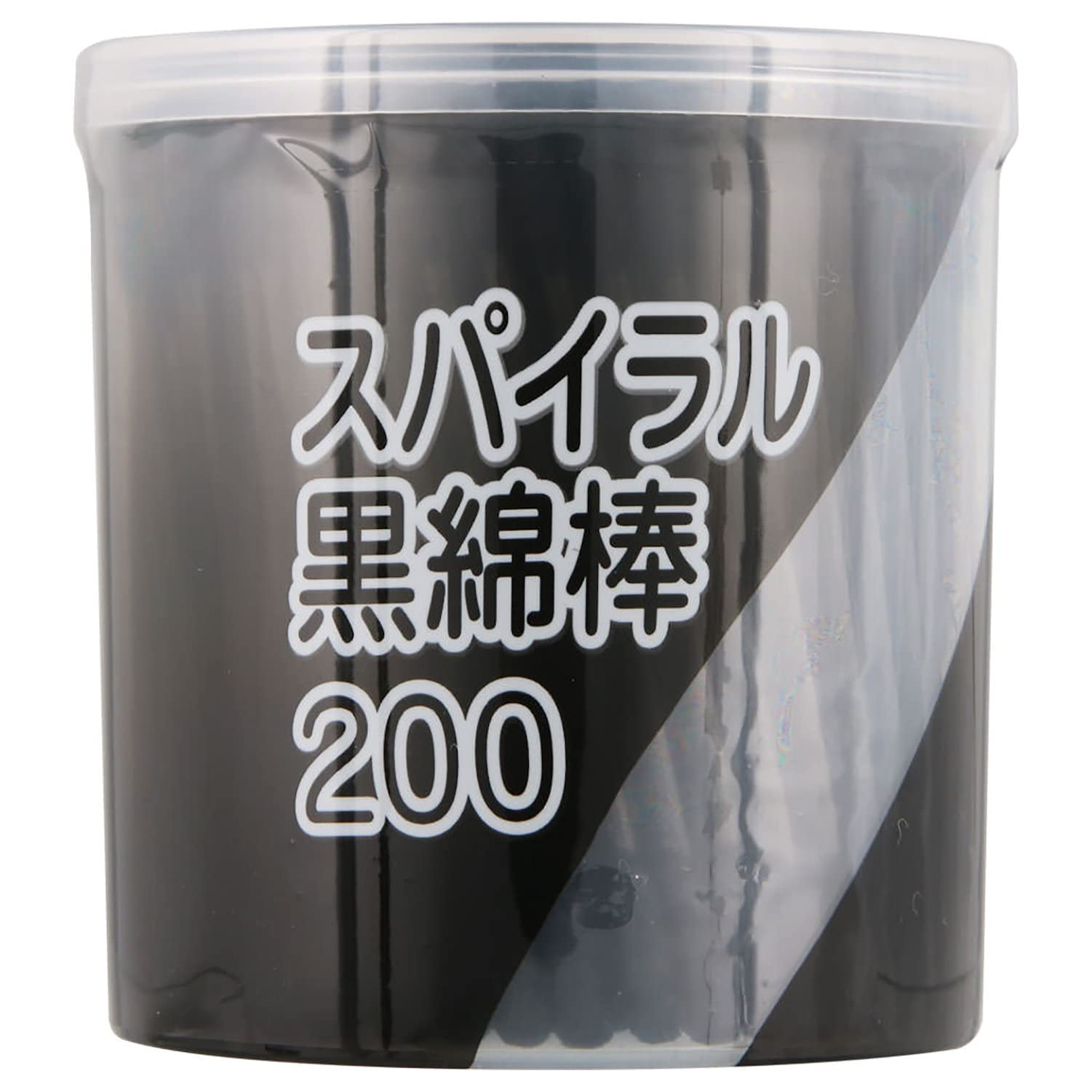 

Heiwa Medic Спиральные черные ватные палочки 200 штук, стержень, количество, чёрный