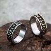 Vintage Viking Style Titanium Steel Men's Ring Stainless Steel Jewelry