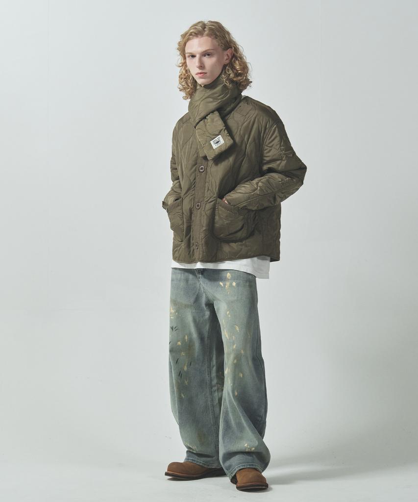 Ecorr [3-In-1 Muffler Set] Outpost Fishtail Parka_Khaki