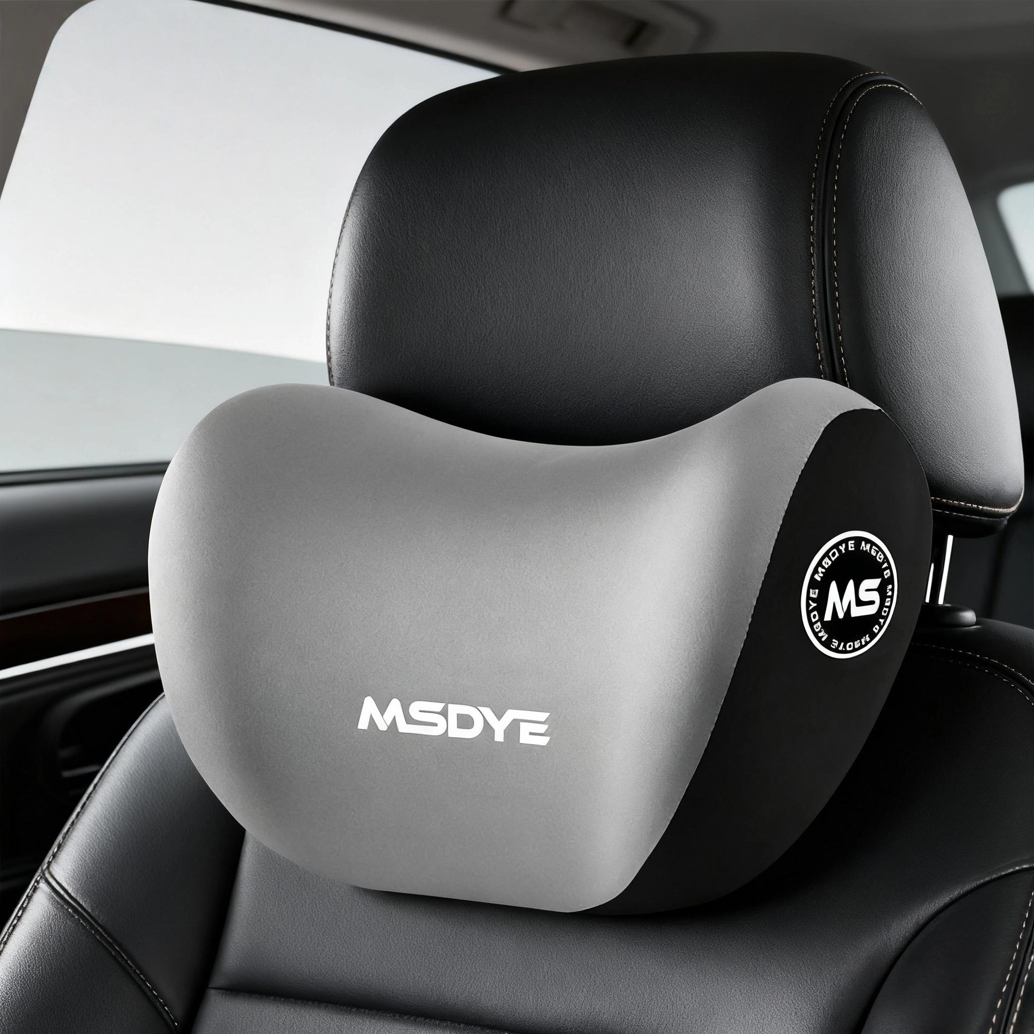 

Серый автомобильный подголовник из пены с эффектом памяти и поясничная подушка для снятия усталости, подушка для поясничной поддержки, удобная для вождения, защита шеи, поясничная поддержка для кресла серый