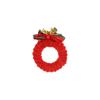 Christmas Napkin Rings for Holiday Table Decors Durability Polyester Dinner Party Accessories Easy Setups Long Last