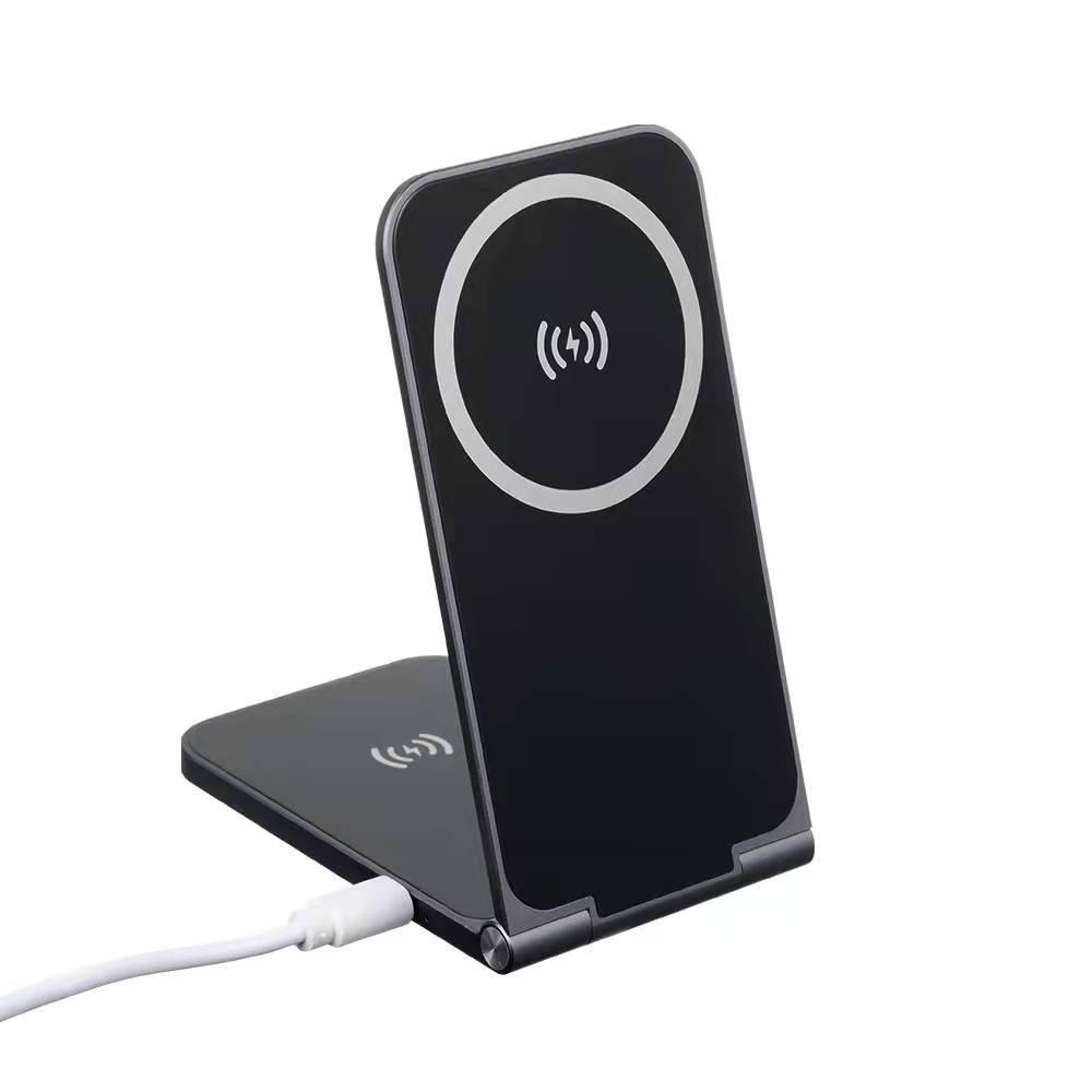 Dual 15W Magnetic Wireless Charger for Apple & Huawei