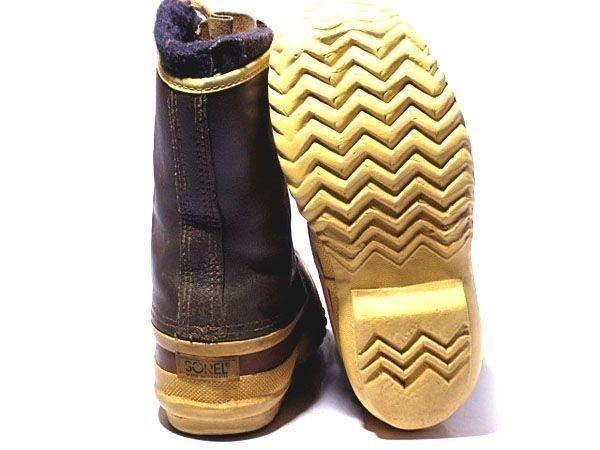 Made in Canada/Vintage/SOREL/Leather Snow Boots With Inner Liner/Approx. 23.0-24.0/Brown/(USED)
