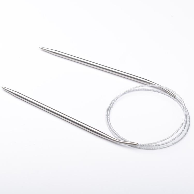 Stainless Steel Circular Knitting Needle Set for Wool Sweaters