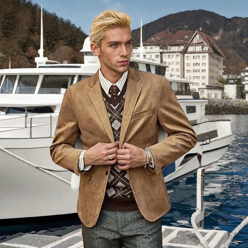 Men's Casual Large Size Suit Jacket