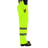 Men's  Sanitation Workers Reflective Stripes Work Clothes Two-piece Suit