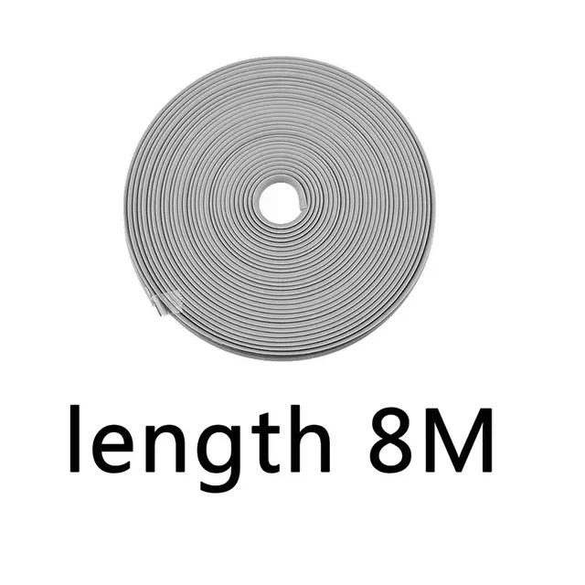 8M/Roll Rim Blades Car Vehicle Wheel Rims Protectors with Tape Decor Strip Tire Guard Line Rubber Mounding Trim Car Stickers