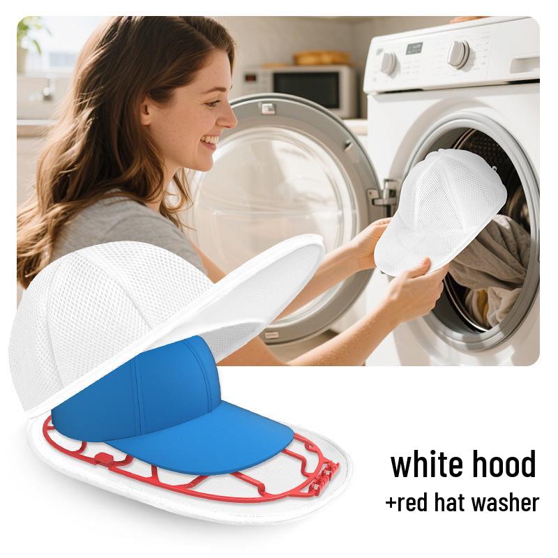 Anti-Deformation Baseball Cap Washer - Hat Bag & Rack for Machine Wash and Care