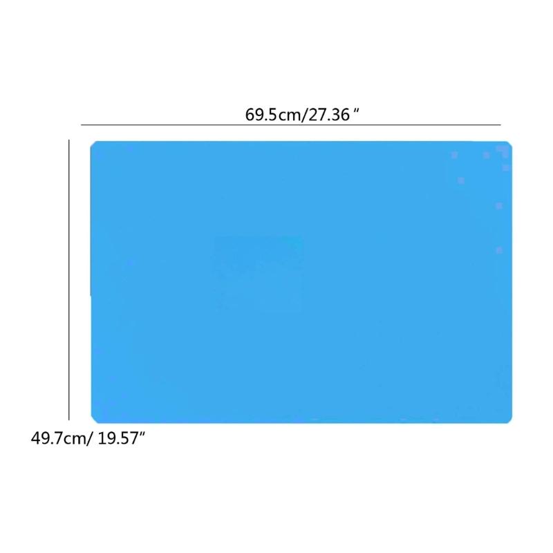 Large Silicone Mat Non Slip Resin Work Mat Heat Resistant Mat Non Slip Silicone Mat for Crafts and DIY Jewelry Making