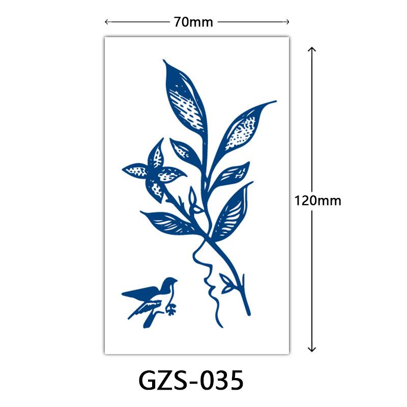 Juice Herbal Tattoo Sticker, Finger Sticker, Juice Semi-Permanent Tattoo Sticker, Sweat-Proof Tattoo