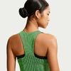 Nike Débardeurs de course Dri FIT ADV pour femmes Vert iridescent/Noir/Blanc