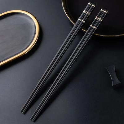 Baguettes en Alliage Réutilisables Pour Cuisine, Outil Couverts Sushi Chinois Japonais Accessoires Coréens 1 Paires Baguettes